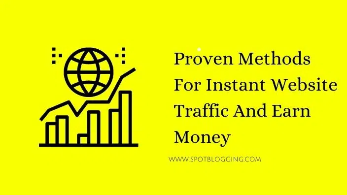 15+ Proven Methods For Instant Website Traffic And Earn Money