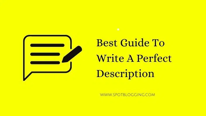 How To Write Blog Description in a Perfect Way