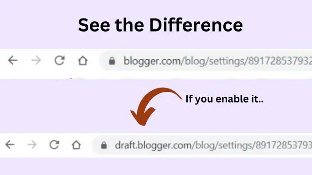 what is blogger draft how to use blogger draft mode 1