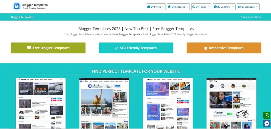free blogger template download