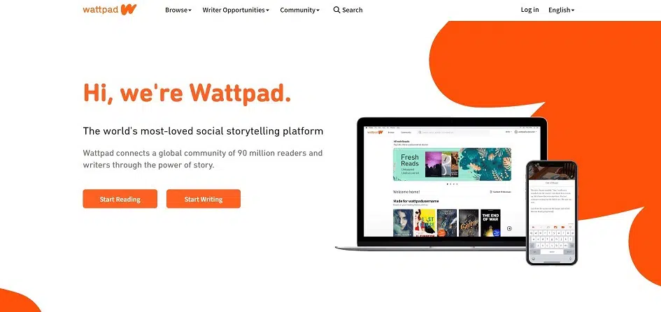 watpad anonymous blogging platform