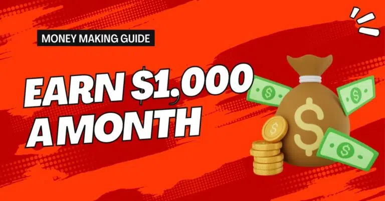 ways to earn an extra 1000 a month