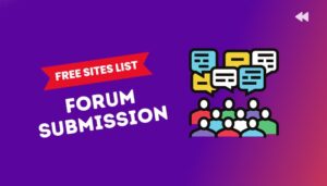 Free Forum Submission Site List 400+ Free Forum Submission Site List 2024